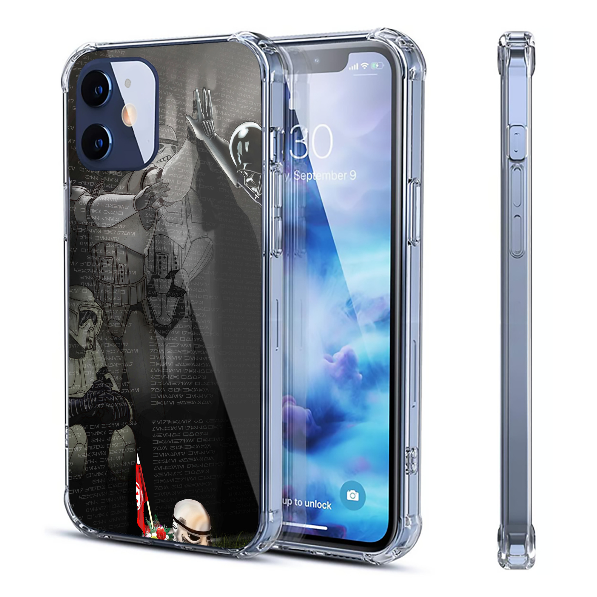 （画像用） スター・ウォーズ Star Wars 【iPhone 12シリーズ対応】透明スマホケース（クリアソフトケース）